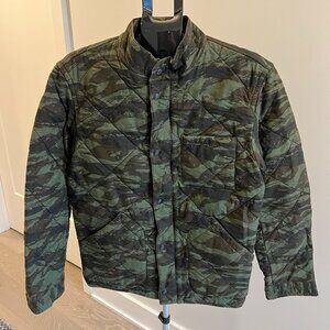 J. Crew - Quilted Camo Shirt Jacket (Size Medium)